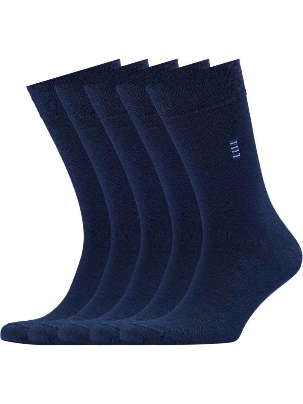 Men's Bamboo Rayon Dress Socks 5-Pack | Mid-Calf Crew Socks, Size 8-13, Gift